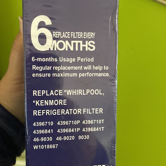 NEW 2 sealed Whirlpool Kenmore water refrigerator filter 4396841 4396710 - Picture 5 of 10